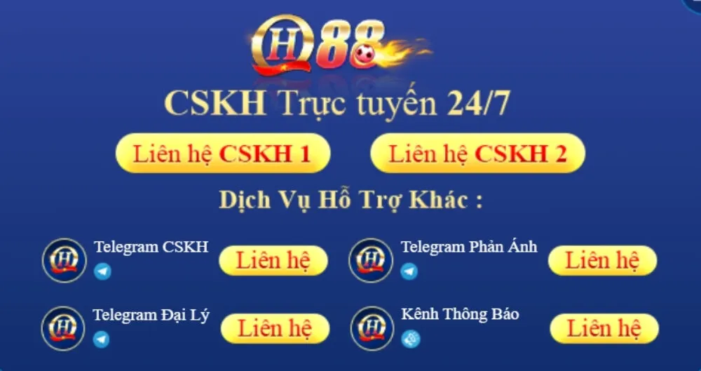 QH88 sẵn sàng hỗ trợ người chơi 24/24